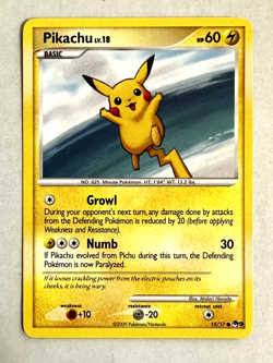 Pikachu - 15/17 Pop Series 9 Promo NM, English Pokemon Pokemon Promos NM - Image 1