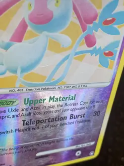 Pokemon TCG - Mesprit 14/123 - Mysterious Treasures (2007) Reverse Holo - LP/MP - Image 4