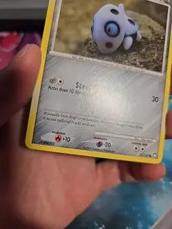 Aron 71/123 Mysterious Treasures (LP+/NM-) Pokemon TCG - Image 3