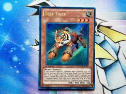 Yugioh Test Tiger LCGX-EN242 1st Edition Secret Rare Pack Fresh NM-M - Image 1