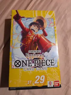 One Piece TCG Egghead Starter Deck ST-29 (SEALED) – Bandai – English – Luffy - Image 1