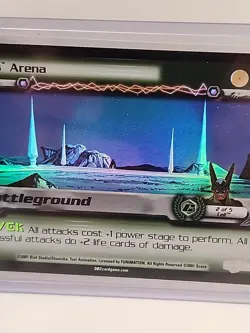 Dragon Ball Z card Preview 2 Cell's Arena FOIL Unlimited Score Cell Saga CCG LP - Image 2