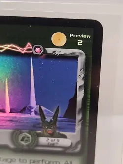 Dragon Ball Z card Preview 2 Cell's Arena FOIL Unlimited Score Cell Saga CCG LP - Image 4