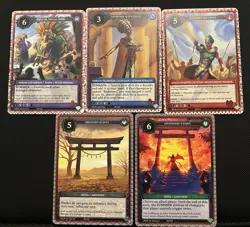 Rush of Ikor 5 Ultra Rare Card Lot Red Border READ Description - Image 1