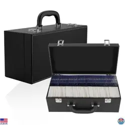 Ultimate Card Storage Box - Holds 2200+ Cards! Portable Case for YuGiOh, MTG, - Image 1