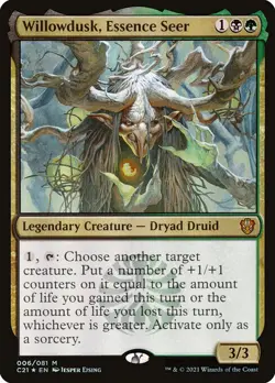 1x Willowdusk, Essence Seer - Foil NM Eng MTG - Commander 2021 - Image 1