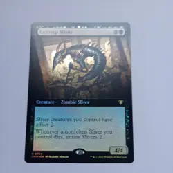 MTG: Commander Masters - Lazotep Sliver - Extended Rare - 0764 NM FOIL - Image 1