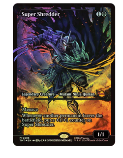 Super Shredder - Foil - Showcase Teenage Mutant Ninja Turtles MTG - Image 1