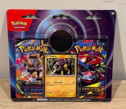 Pokemon Mega Evolution & Phantasmal Flames 2-Pack Blister Sealed Raikou - Image 1
