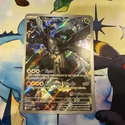 N's Zekrom 031 Pokemon Center Stamped Promo Ascended Heroes Holo Illustration - Image 1