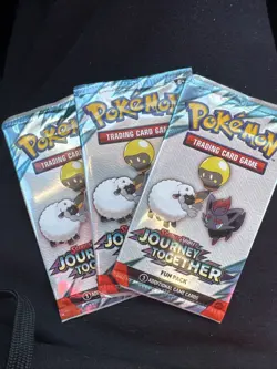 Pokemon Journey Together Fun Pack Booster Pack Factory Sealed Lot Of 3 - Image 1