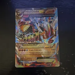 Pokemon Primal Groudon EX Ultra Rare Full Art Holo XY Primal Clash 86/160 240HP - Image 1