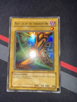 Right Leg of the Forbidden One LOB-120 The Legend of Blue Eyes White Dragon MP - Image 1