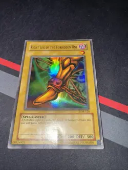 Right Leg of the Forbidden One LOB-120 The Legend of Blue Eyes White Dragon MP - Image 2