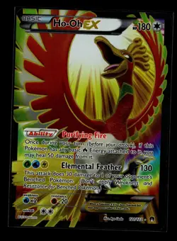 Ho-Oh EX 121 XY BREAKpoint Full Art Card Pokemon TCG NM - Image 1
