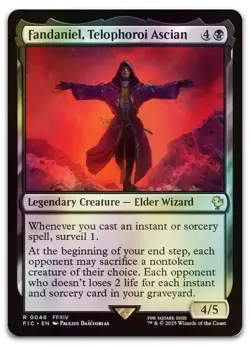 Fandaniel, Telophoroi Ascian (Surge Foil) #46 (NM) Final Fantasy FIC Magic MTG - Image 1