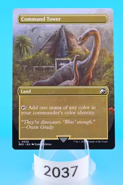 MTG Command Tower (Borderless) Universes Beyond: Jurassic World Regular #26 - Image 2