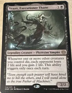 Vraan, Executioner Thane Phyrexia: All Will Be One Magic: The Gathering - Image 1