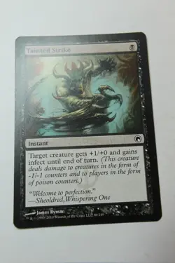 MTG Tainted Strike x1- -Scars of Mirrodin-Lightly Played - Image 1