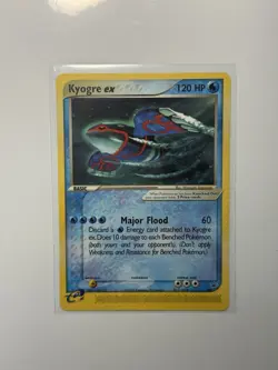 Kyogre ex Pokemon EX Ruby & Sapphire 2003 Vintage Promo LP - Image 1