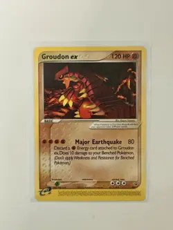 Groudon ex 002 - EX Ruby & Sapphire – Pokemon Vintage Promo MP - Image 1