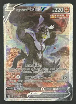 Pokemon TCG Single Strike Urshifu V 151/163 Swsh05: Battle Styles Holo - Image 1