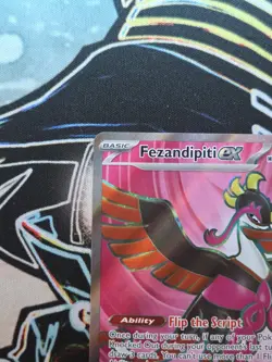 Pokemon Fezandipiti EX Ultra Rare Holo 084/064 Sv: Shrouded Fable NM - Image 3
