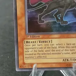 Neo-Spacian Dark Panther POTD-EN005 Power of the Duelist 1st Ed Super Rare LP - Image 5