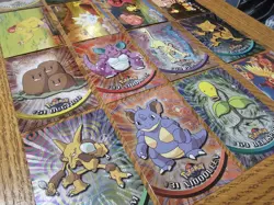 Topps Animated Pokemon 20 Card Lot Vintage WOTC blue/black Logo - LP-MP - FOIL - Image 2