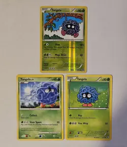 Tangela Lot x9 XY Steam Siege Pokemon Cards Collection Set TCG MP/LP - Image 2