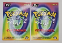 Topps Animated Pokemon 20 Card Lot Vintage WOTC - Non Foil - Black Logo - LP-MP - Image 5