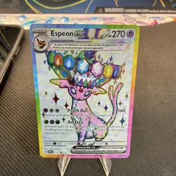 Pokemon Espeon ex EX Holo Promo Scarlet & Violet SVP 175 HP 270 Stage 1 Card - Image 3