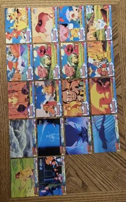 Topps Animated Pokemon 18 Card Lot Vintage WOTC - Non Foil - Black Logo - LP-MP - Image 1