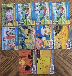 Topps Animated Pokemon 63 Card Lot Vintage WOTC - NON FOIL - BLUE LOGO - LP-MP - Image 2
