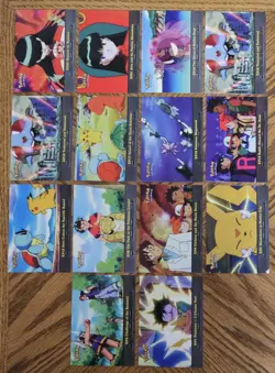 Topps Animated Pokemon 63 Card Lot Vintage WOTC - NON FOIL - BLUE LOGO - LP-MP - Image 4