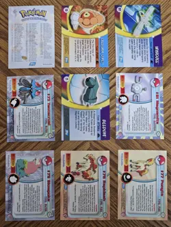 Topps Animated Pokemon 93 Card Lot Vintage - Blue Label - NON FOIL - LP-MP - Image 3