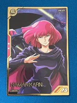 Gundam ARSENAL BASE Card AR02-013,009(A) Haman Karn QUBELEY BANDAI JAPAN TCG - Image 3