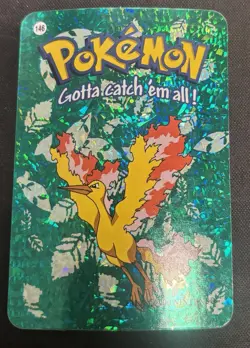 Moltres #146 - Vintage Vending Machine Prism Sticker 2000 - Pokemon Card - Image 1