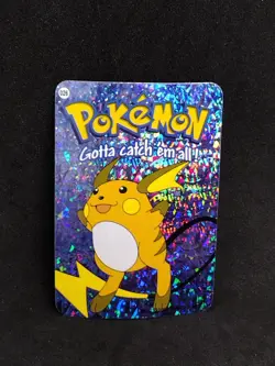 Raichu #26 - Vintage Vending Machine Prism Sticker 2000 - Pokemon Card - Image 3