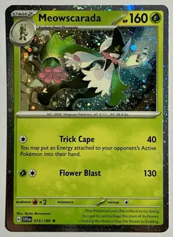 Meowscarada 015/198 (NM) Cosmos Holo Scarlet and Violet: Promo 2023 Pokemon Card - Image 1