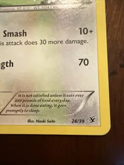 Pokemon TCG Snorlax 26/39 XY Kalos Starter Set Non-Holo Card LP/NM! - Image 5