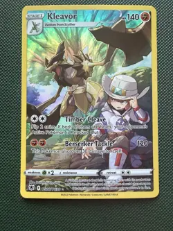 Pokemon TCG Kleavor Trainer Gallery Astral Radiance Holo Card TG08/TG30 - Image 1