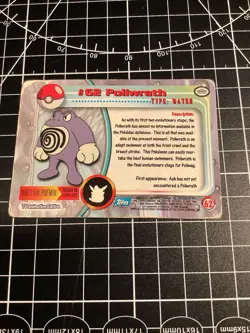 Poliwrath 62 Foil - Topps Series - Pokemon Card - Image 2