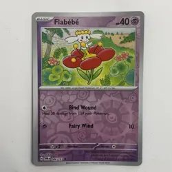 Pokemon - Flabebe - 086/167 - Reverse Holo - Twilight Masquerade -NM/M - Image 1