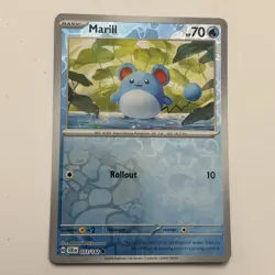 Pokemon - Marill - 033/142 - Reverse Holo - Stellar Crown - NM/M - NEW - Image 1