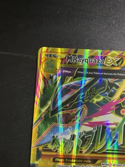 Pokemon XY Ancient Origins Mega jumbo M Rayquaza EX Shiny Full Art #98/98 - Image 4