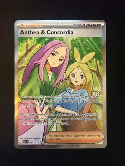Anthea and Concordia 254/217 Ascended Heroes Pokemon TCG Full Art Trainer - Image 1