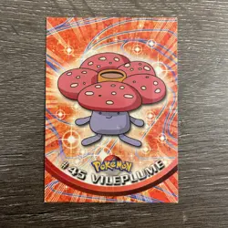 Vileplume Non-Foil Topps Pokemon Card #45 TV Animation Series 1 MP - Image 1