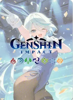 FURINA GENSHIN IMPACT Goddess Story Custom Art Collectible Anime Card - Image 2