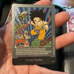 Son Goku E-47 Silver Energy Marker Dragon Ball Manga Booster Card Fusion World - Image 1